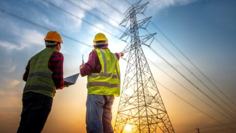 Architects_discussing_wayleave_electrical_planning in a SDU Telecoms project